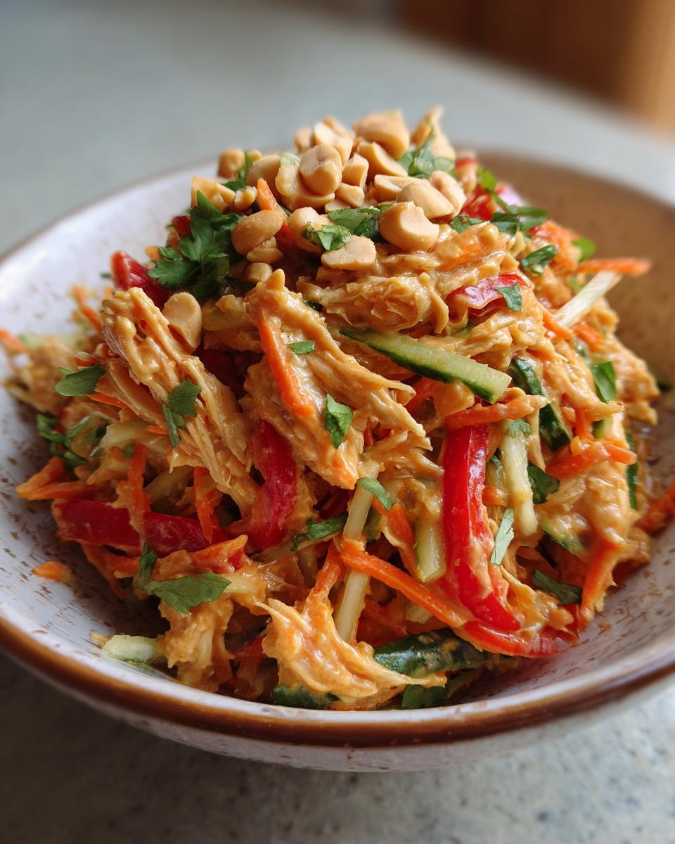 Thai peanut salad - detail 1