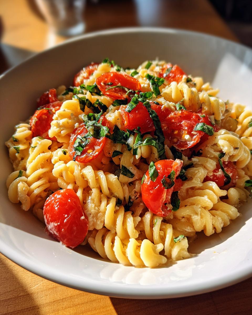 Tomato feta pasta - detail 1