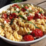 Tomato feta pasta