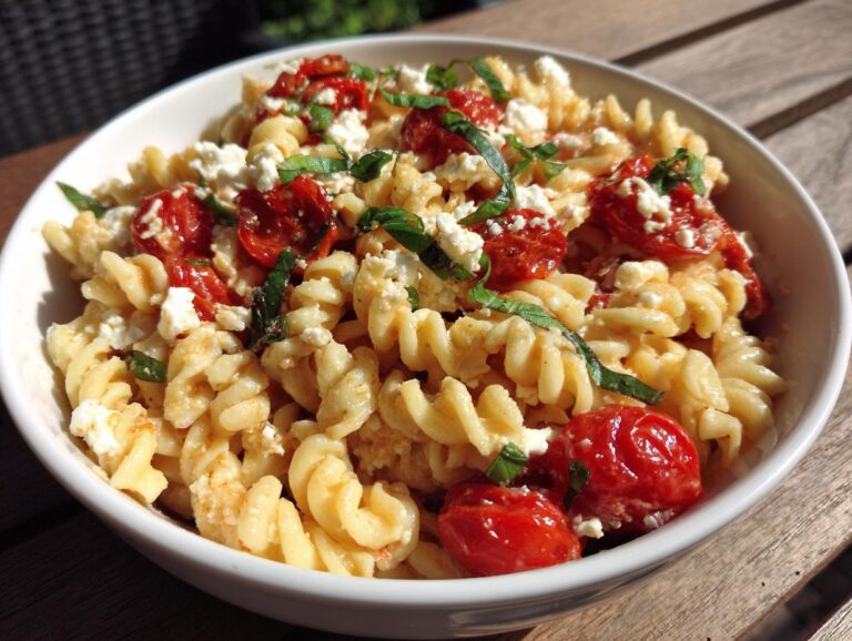 Tomato feta pasta