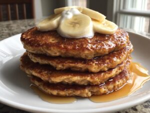Vegan banana pancakes