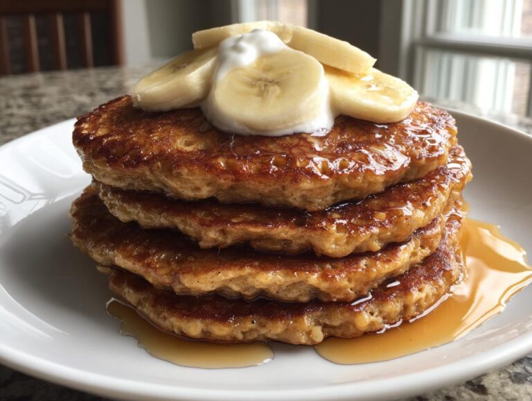 Vegan banana pancakes