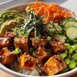 Vegan poke bowl