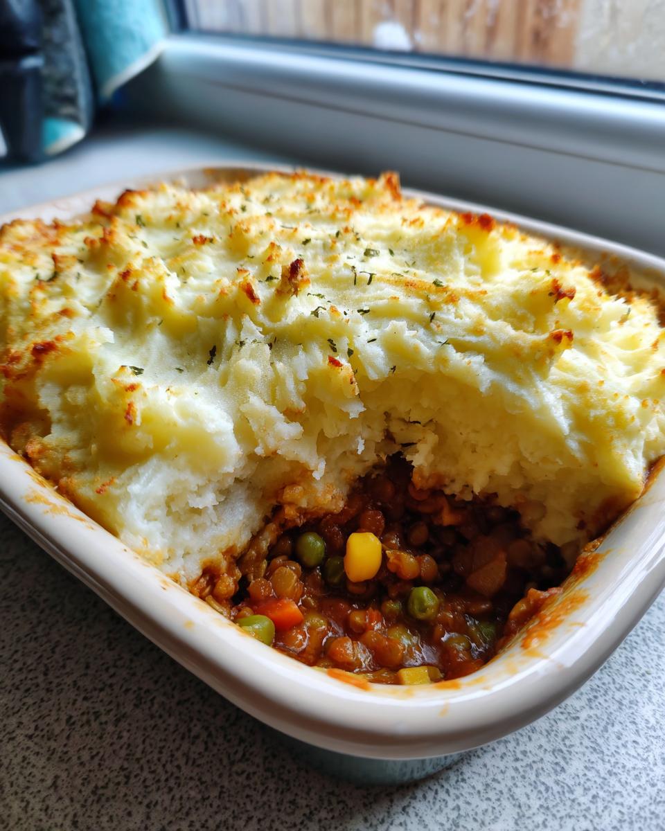 Vegan shepherd’s pie - detail 1