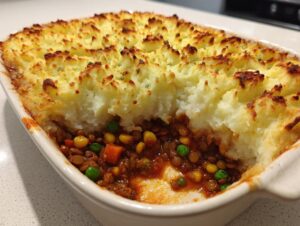 Vegan shepherd’s pie