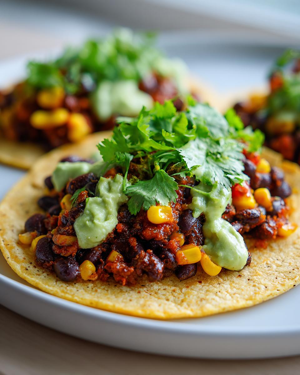 Vegan tacos - detail 1