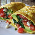 Avocado egg wraps