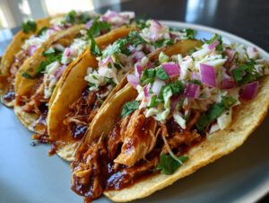 BBQ chicken tacos