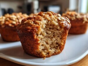 Banana oat muffins