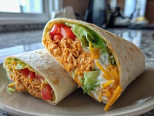 Buffalo chicken wrap