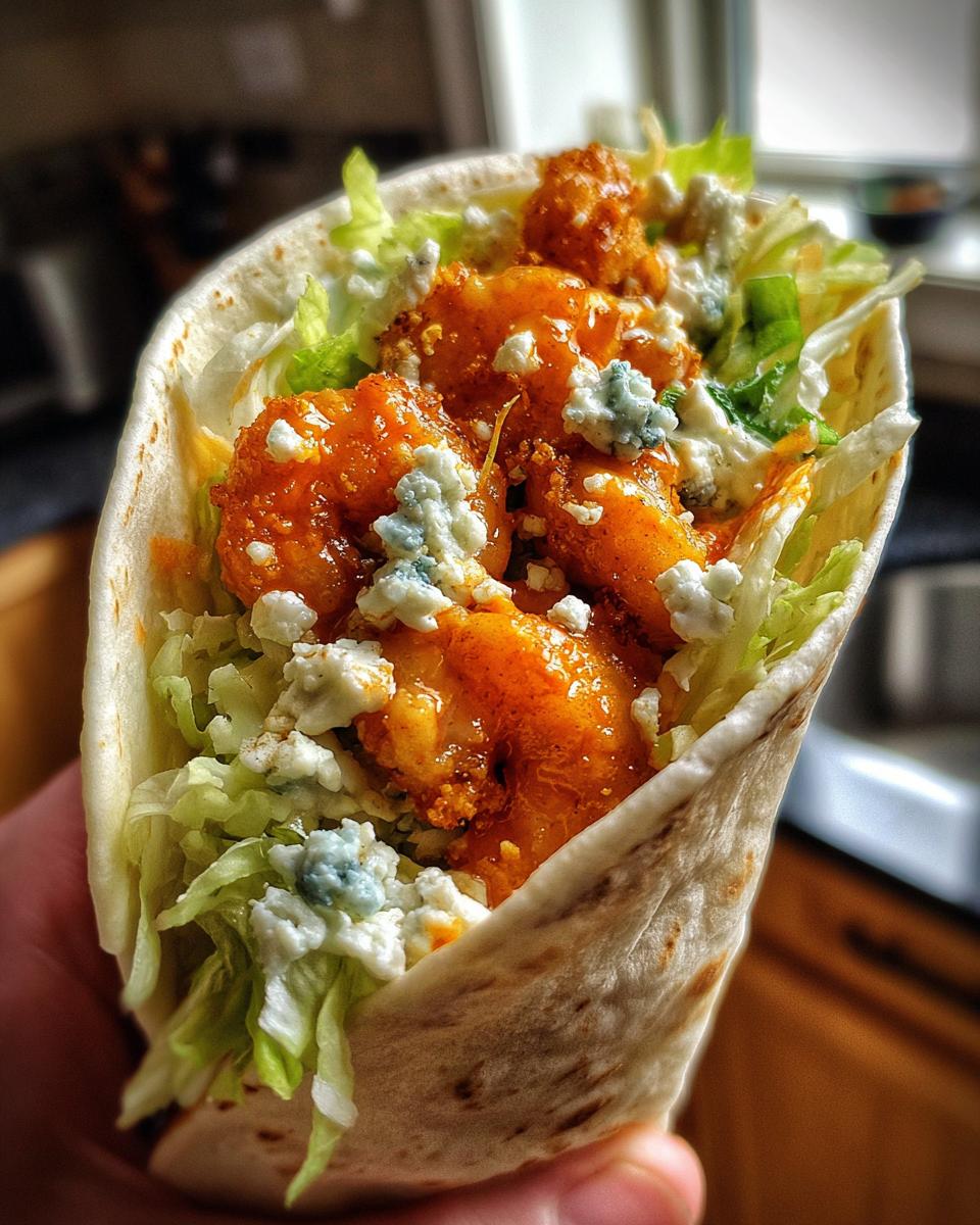 Buffalo shrimp wraps - detail 1