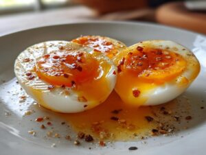 Chili oil eggs