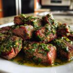 Chimichurri steak bites