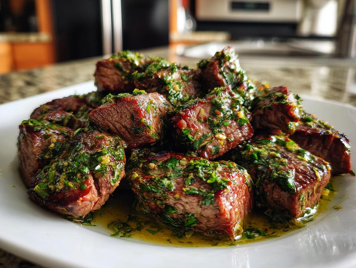 Amazing Chimichurri Steak Bites: Ready in 30 Mins!