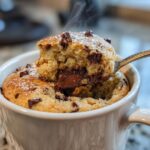 Chocolate chip mug cake