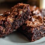 Chocolate tahini brownies