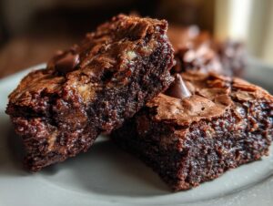 Chocolate tahini brownies