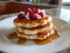 Cottage cheese pancakes