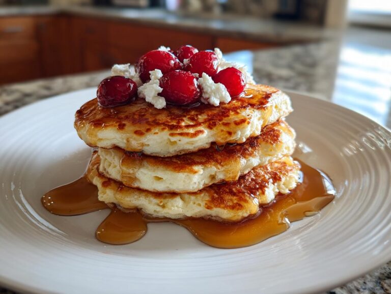 Cottage cheese pancakes