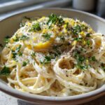 Creamy lemon pasta