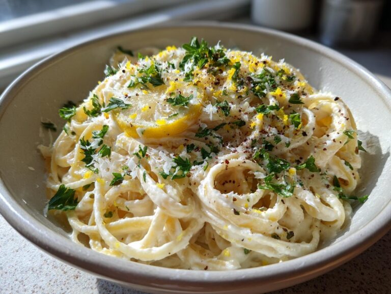 Creamy lemon pasta
