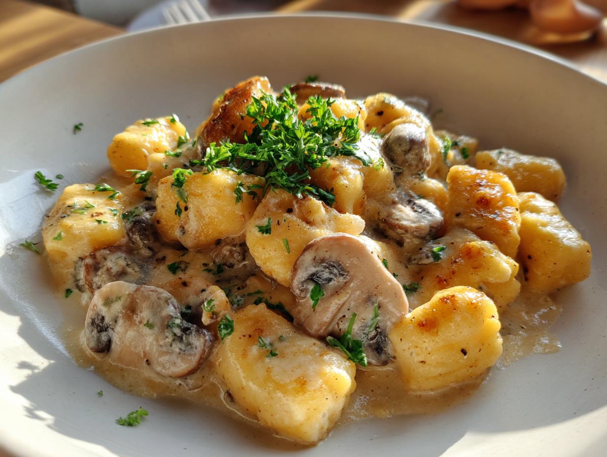 Creamy Mushroom Gnocchi: 40 Mins Of Pure Bliss