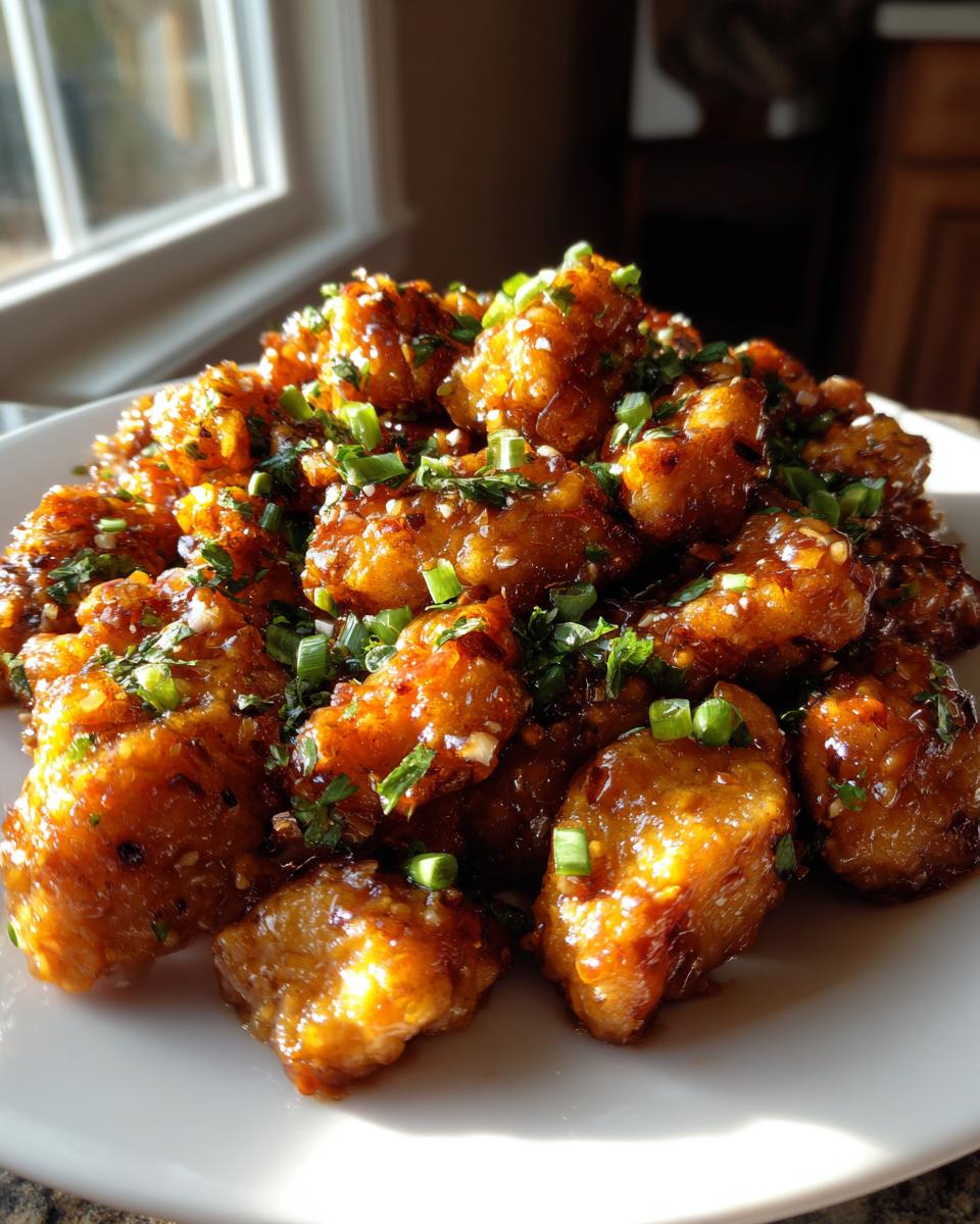 Crispy garlic chicken - detail 1