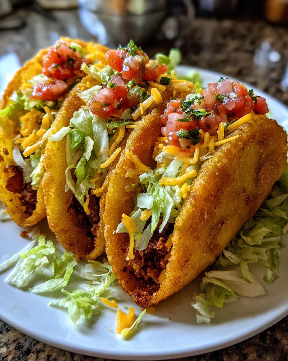 Crispy potato tacos - detail 1