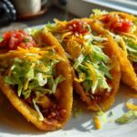Crispy potato tacos