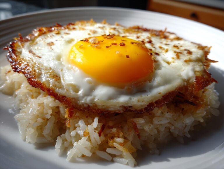 Crispy rice eggs