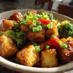 Crispy tofu stir fry