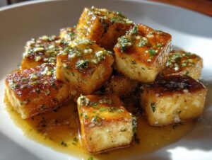 Garlic butter tofu
