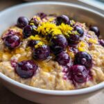 Lemon blueberry oats
