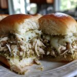 Pesto chicken sliders