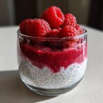 Raspberry chia pudding
