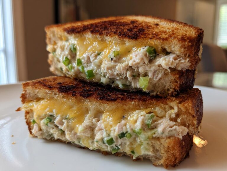 Spicy tuna melts