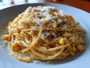 Sweet corn pasta
