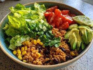 Vegan taco bowls