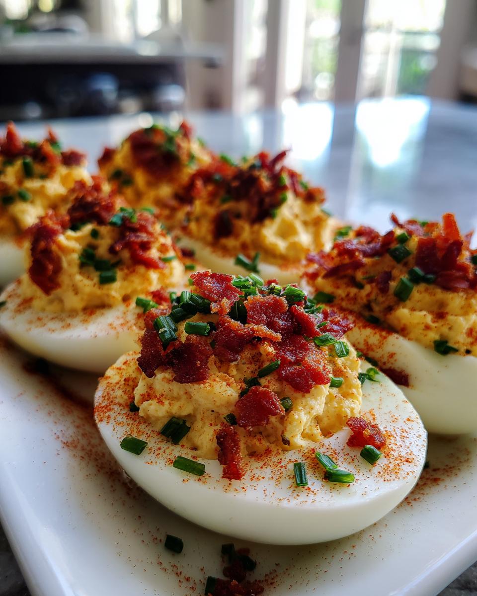 Loaded Deviled Eggs - detail 1